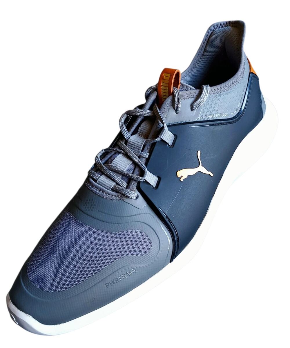 Puma IGNITE FASTEN8 PRO Men's Golf Shoes Gray Spikeless PWRStrap Fit Size 11.5